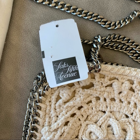 Falabella TINY Crochet Flower Crossbody Tote Bag - Picture 15 of 15